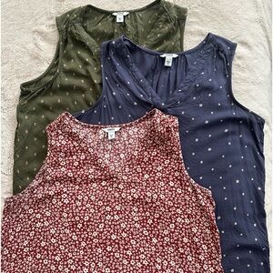 Soma rayon tank tops set 3